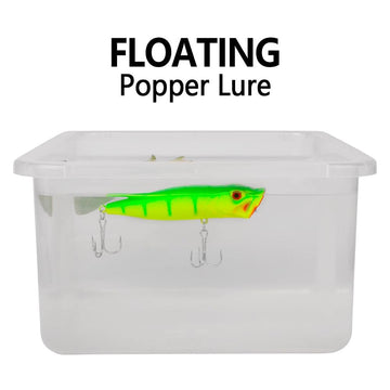 Lure profile and hardware close-up