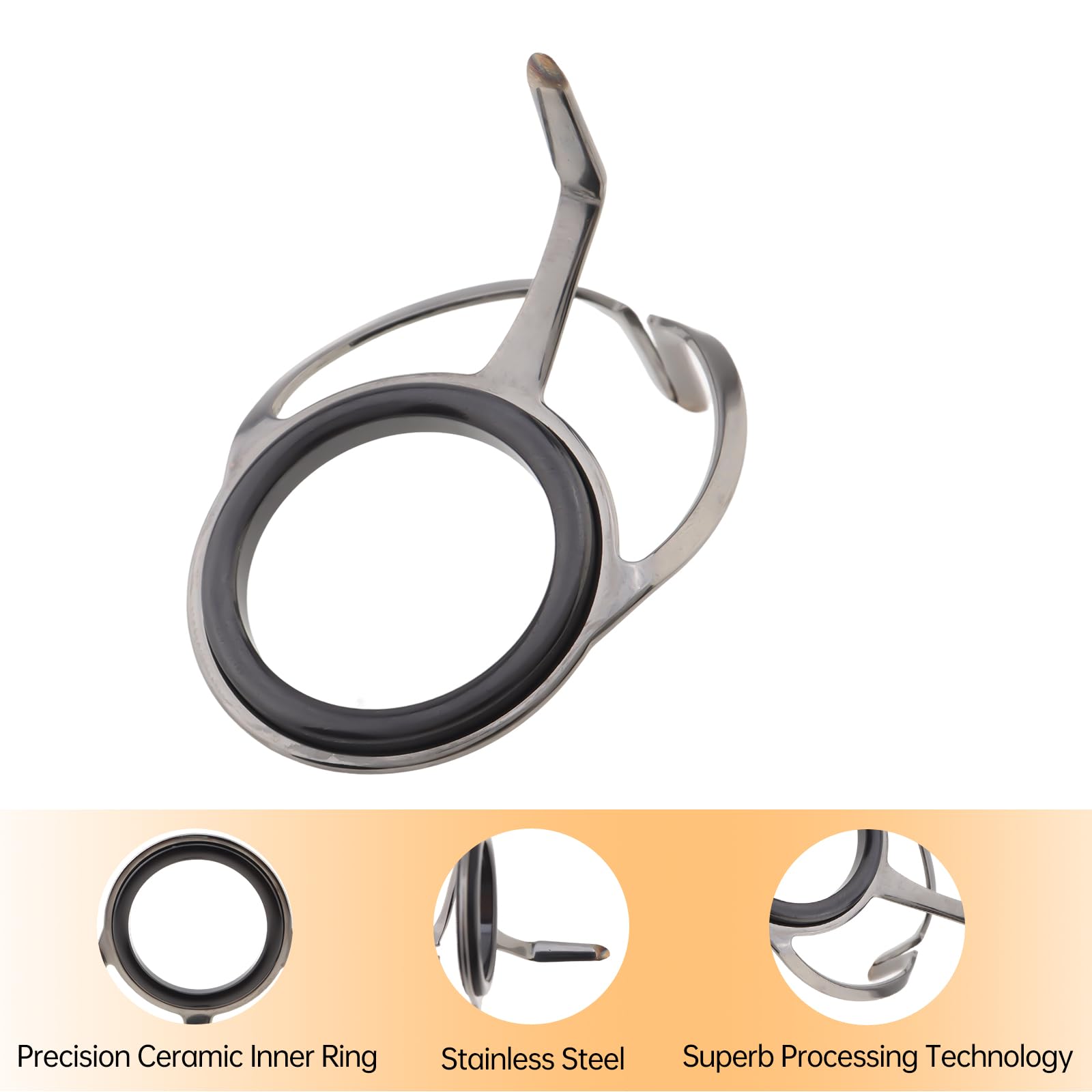 8# fishing rod guide – ceramic ring