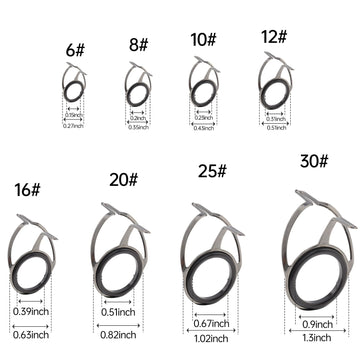 12# fishing rod guide – ceramic ring