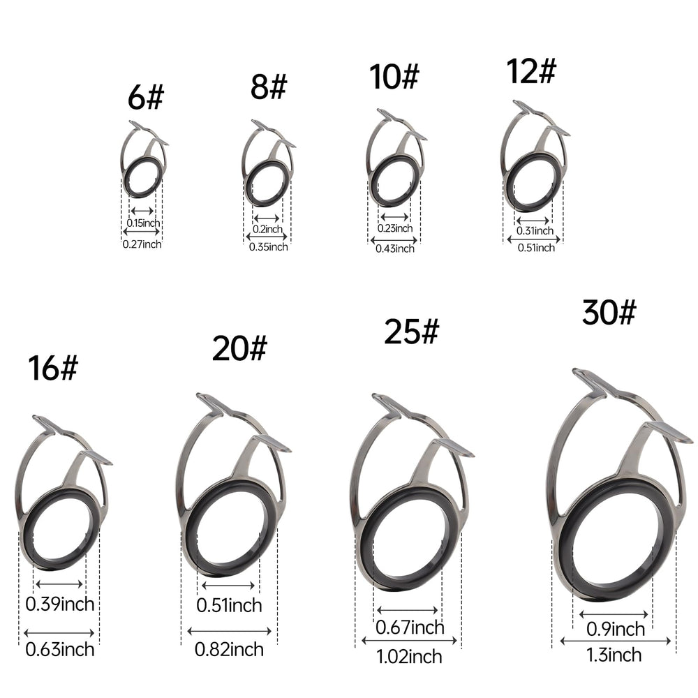 12# fishing rod guide – ceramic ring