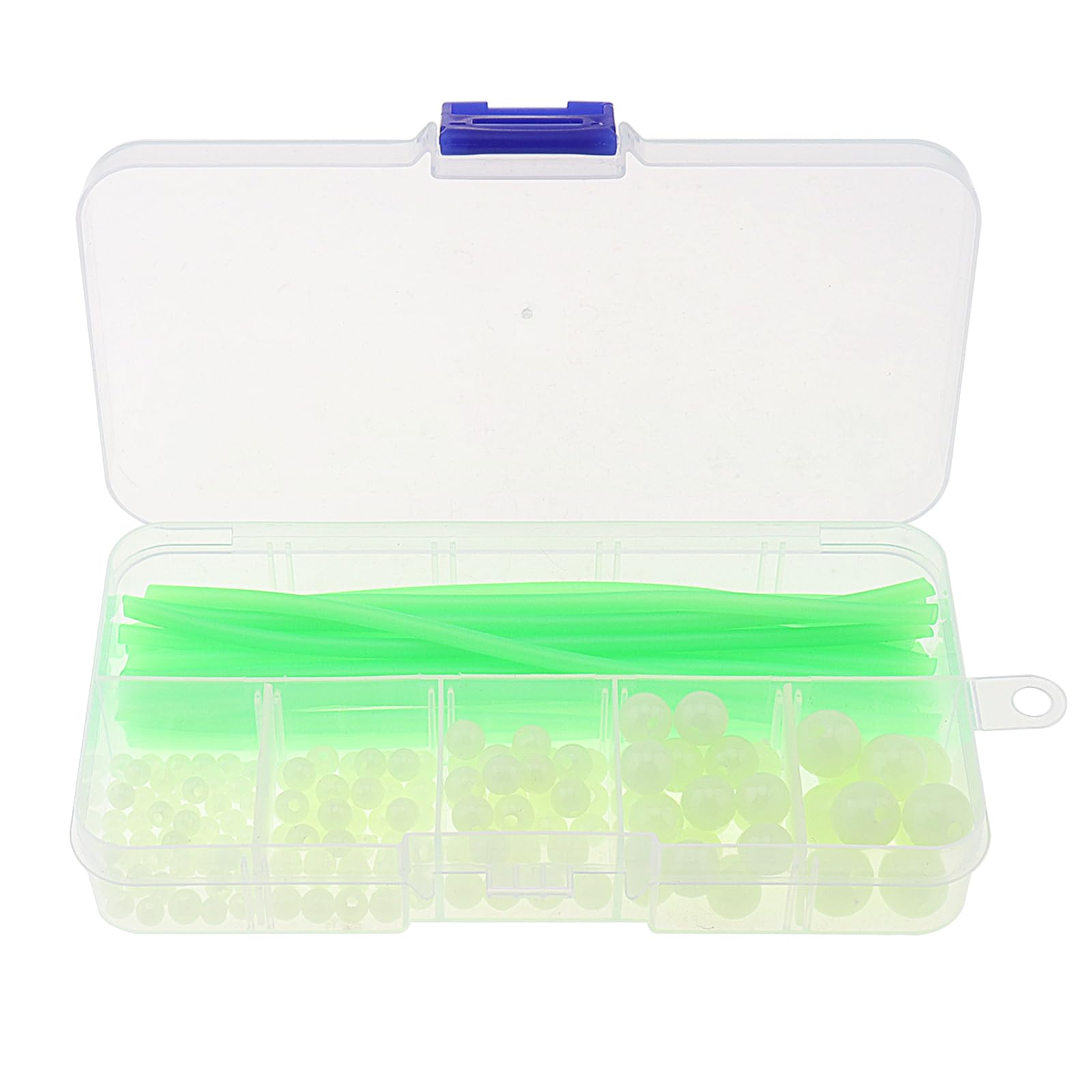 OriGlam Luminous Fishing Beads kit with 150 beads and 20 silicone tubes