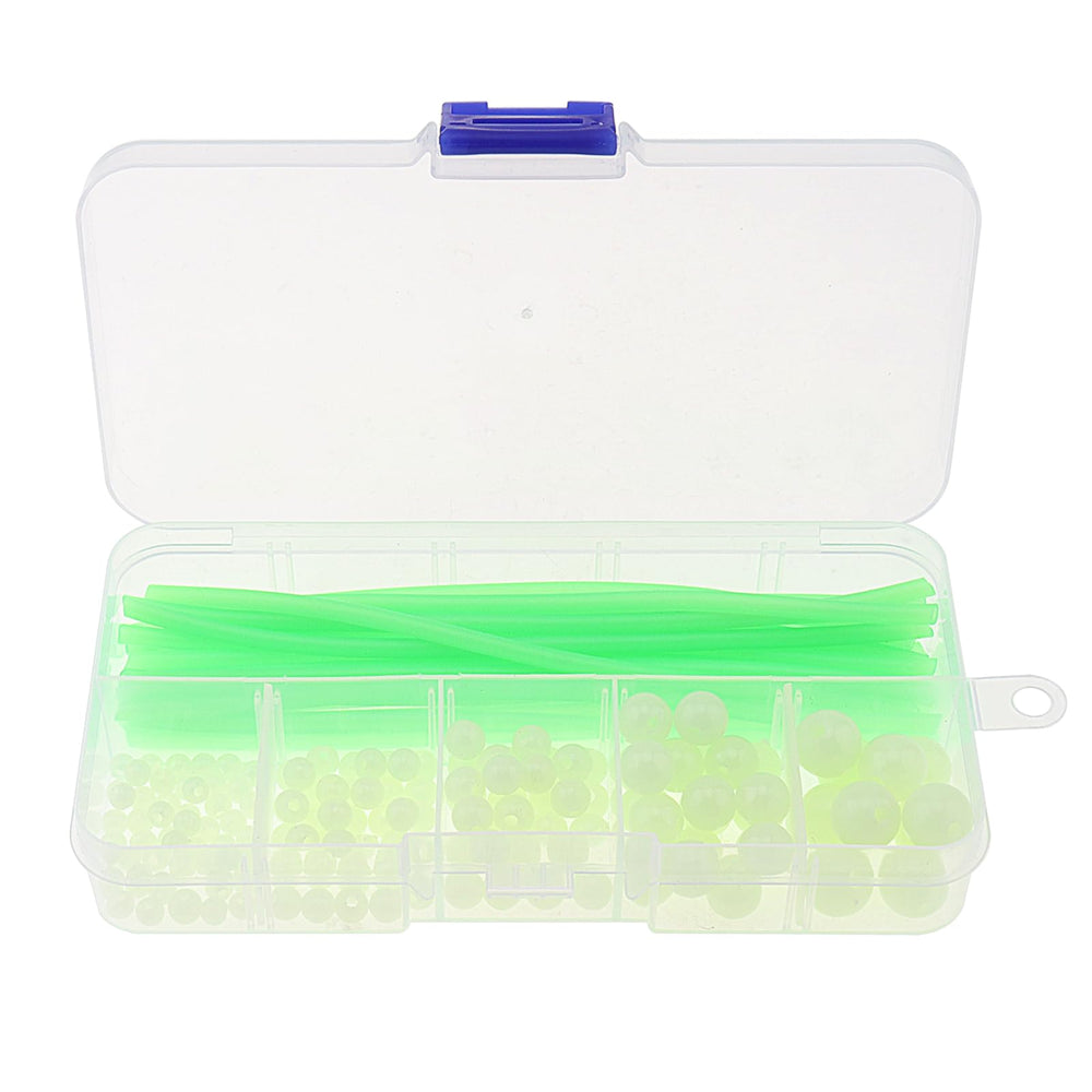 OriGlam Luminous Fishing Beads kit with 150 beads and 20 silicone tubes