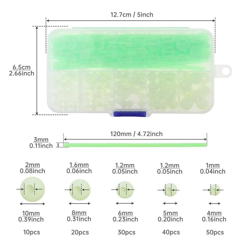 Soft silicone tubes used for rigging and tangling protection