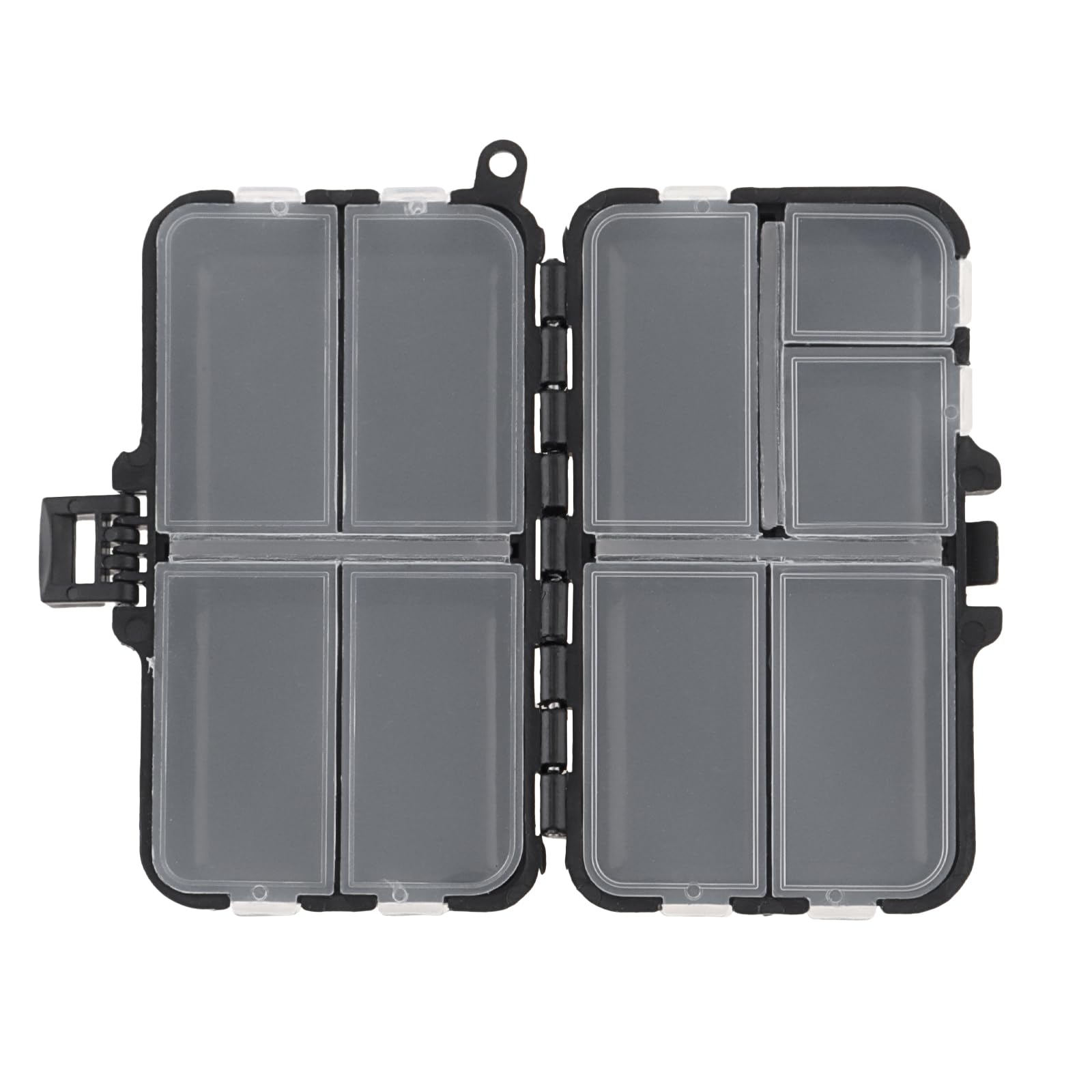 Durable black and transparent plastic construction