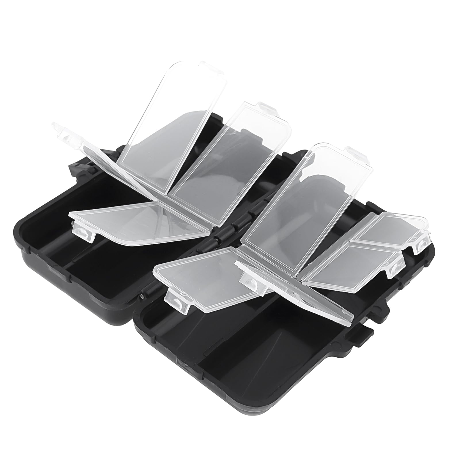 Compact portable storage for lures and hooks