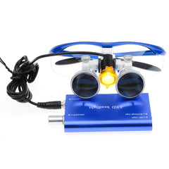 ORILAO 3.5x binocular loupe side view highlighting ergonomic design for comfortable use.