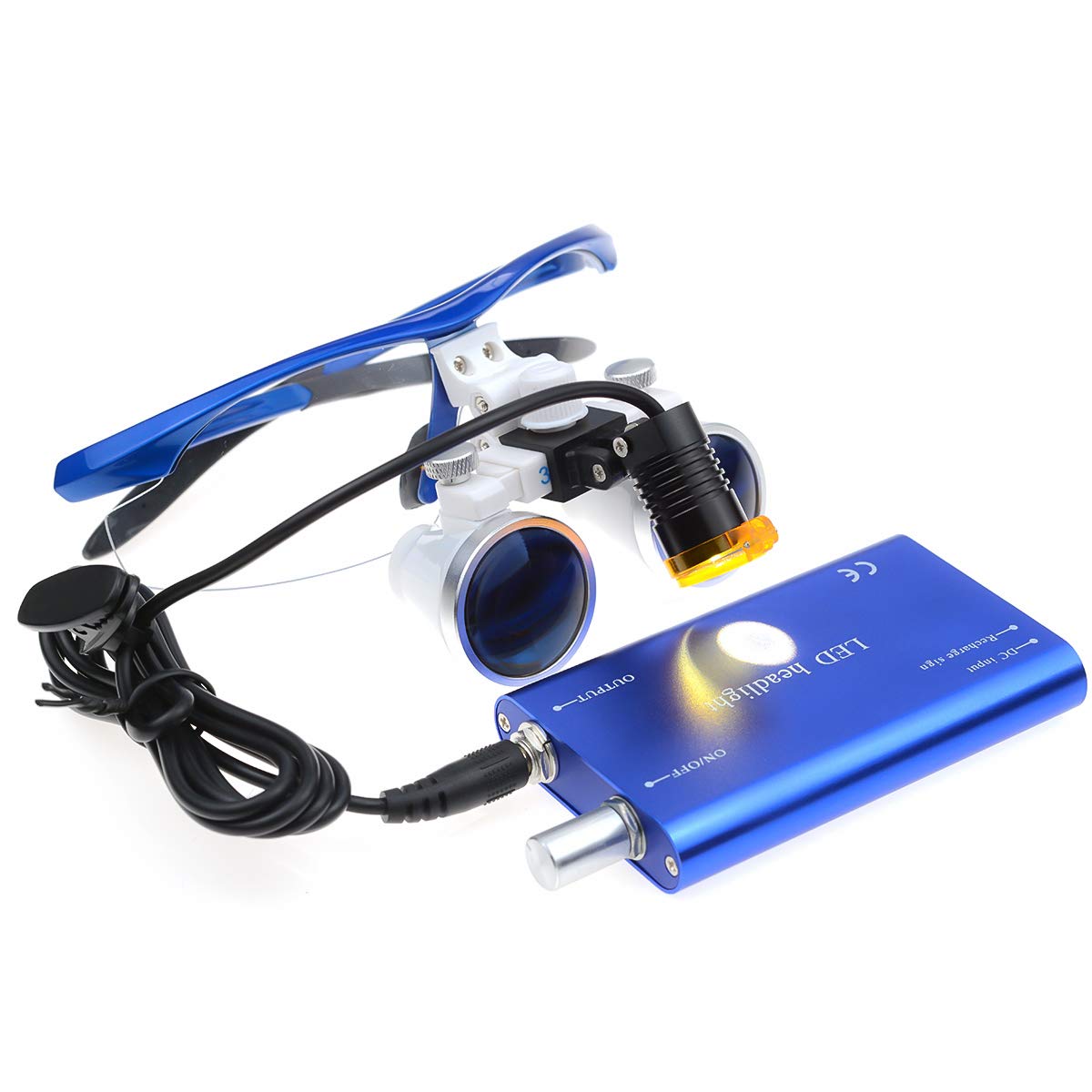 ORILAO headlight clip illuminates work area in dim environments.