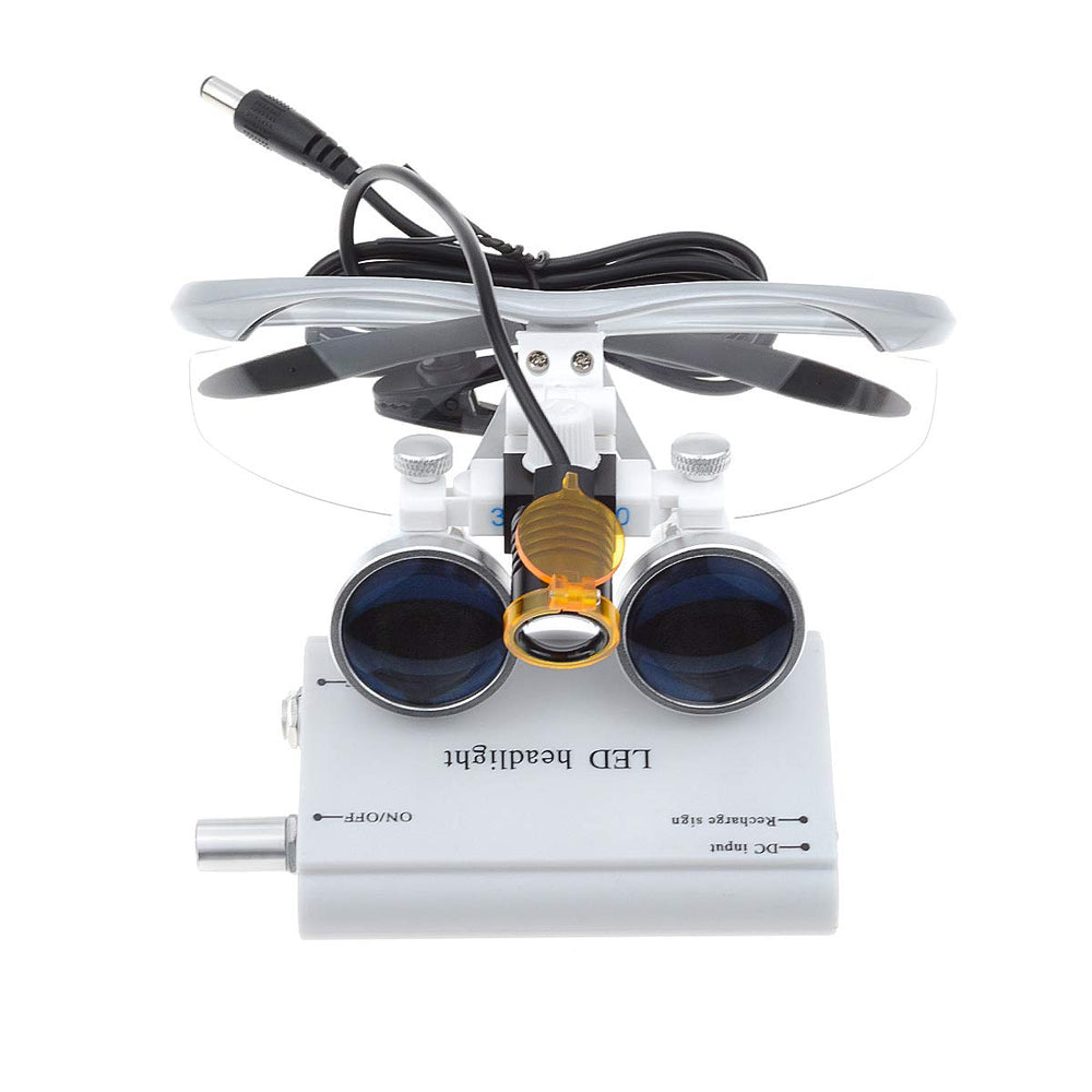 LED headlamp with spot filter providing focused hands-free lighting