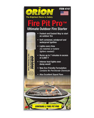 Orion Fire Pit Pro Pack 2 compact ignition for quick camping warmth.