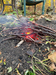 Orion Fire Pit Pro Pack 2 windproof flare stays reliable in breeze.