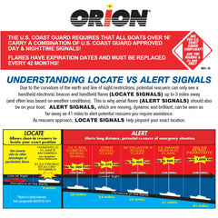 Orion Safety 234 Locator Plus daytime flag enhances visibility during daylight signaling