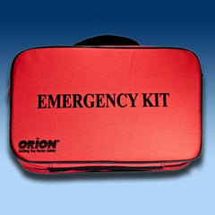 Orion Safety 8901 kit in trunk storage bag, ready for roadside safety.