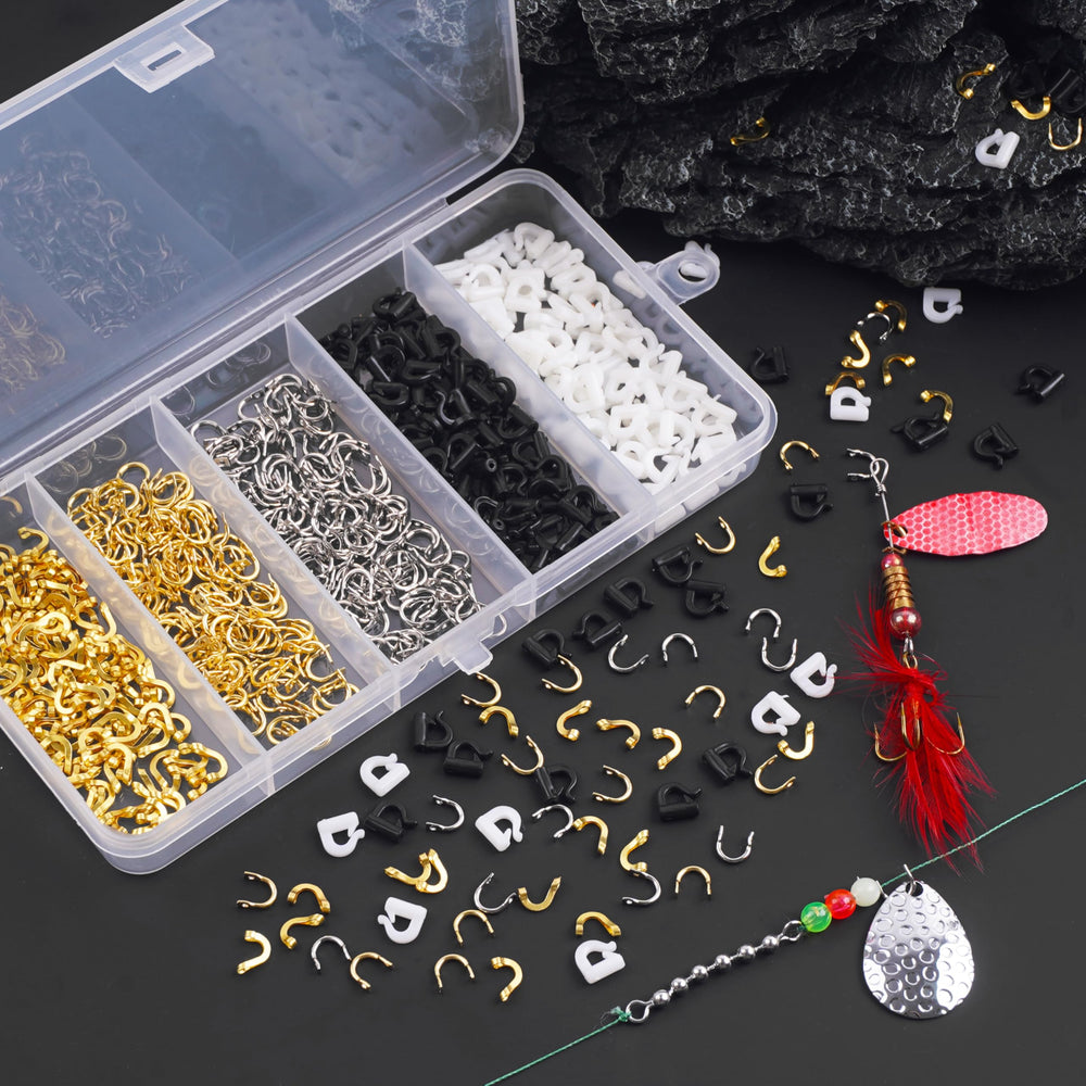 Spinner clevis kit in use on fishing lure