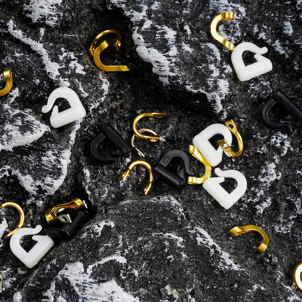 Package of 500-piece spinner clevis kit for lure making
