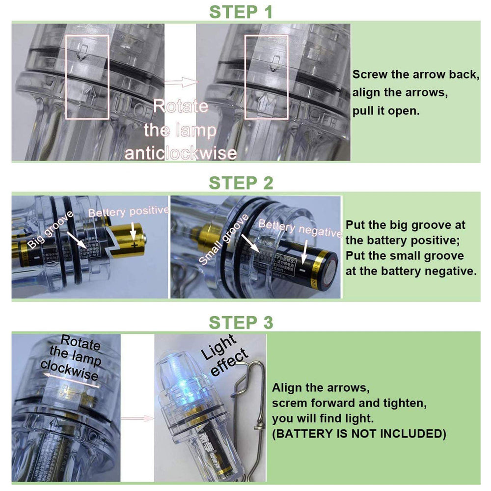 Waterproof PVC housing of OROOTL fishing light