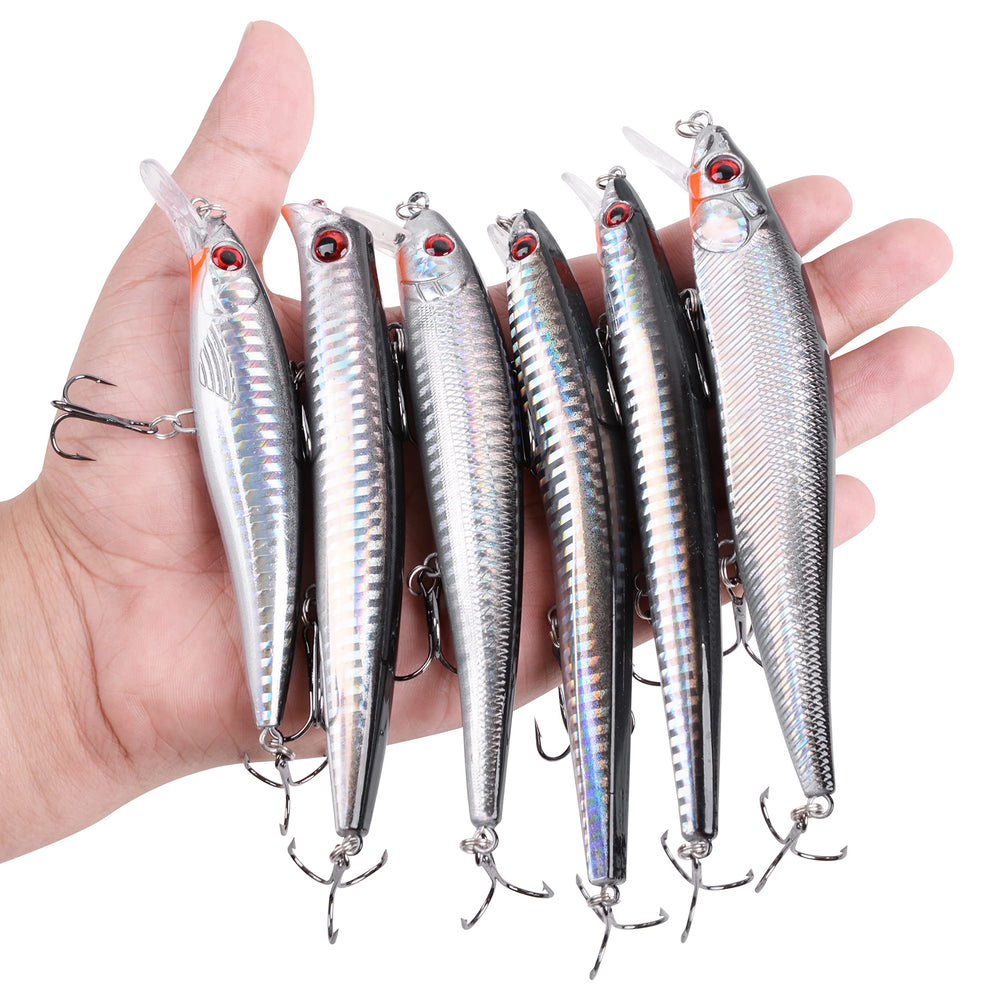 Lures suitable for saltwater and freshwater trolling