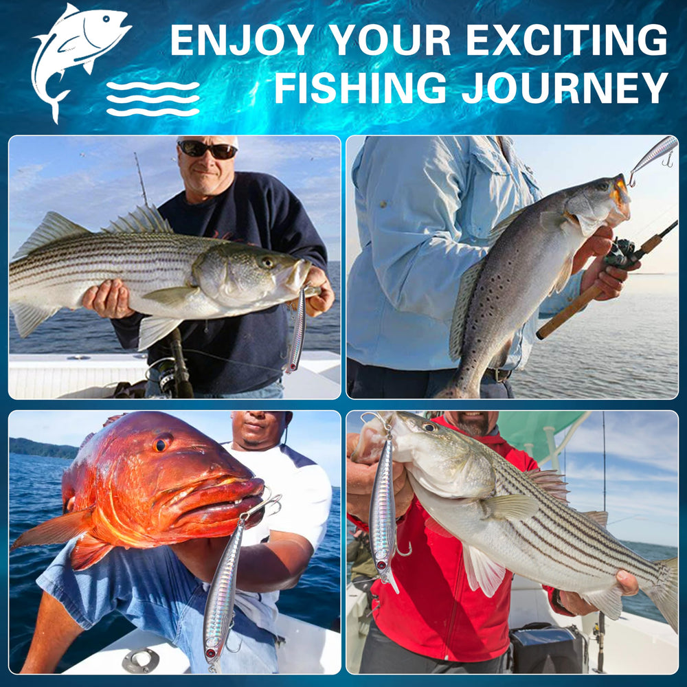 Targets striped bass, salmon, sea trout and other species