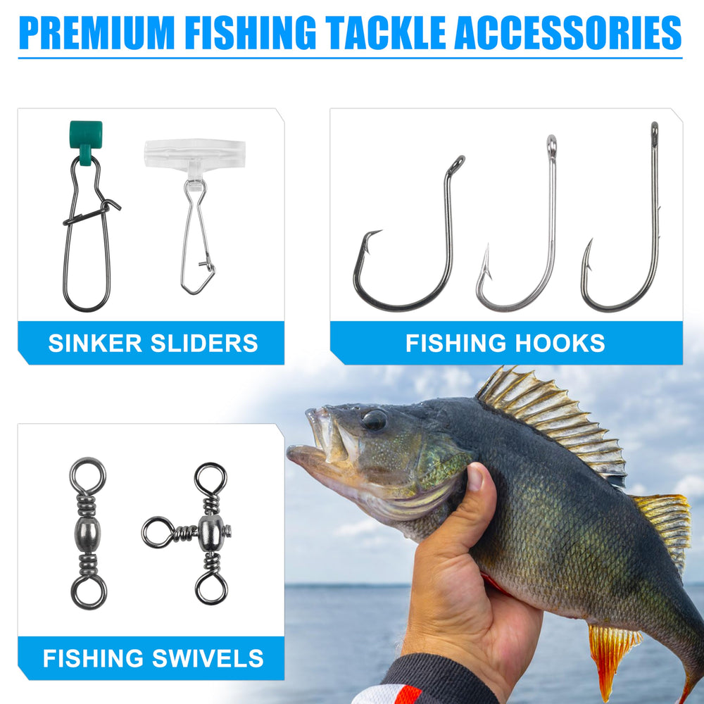Bucktail jig among the surf fishing gear