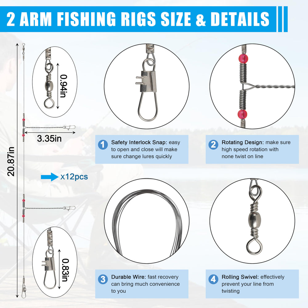 Two metal spoon lures for saltwater fishing