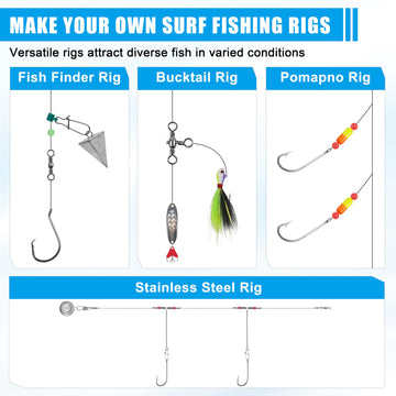 Pyramid sinkers (3) in the kit