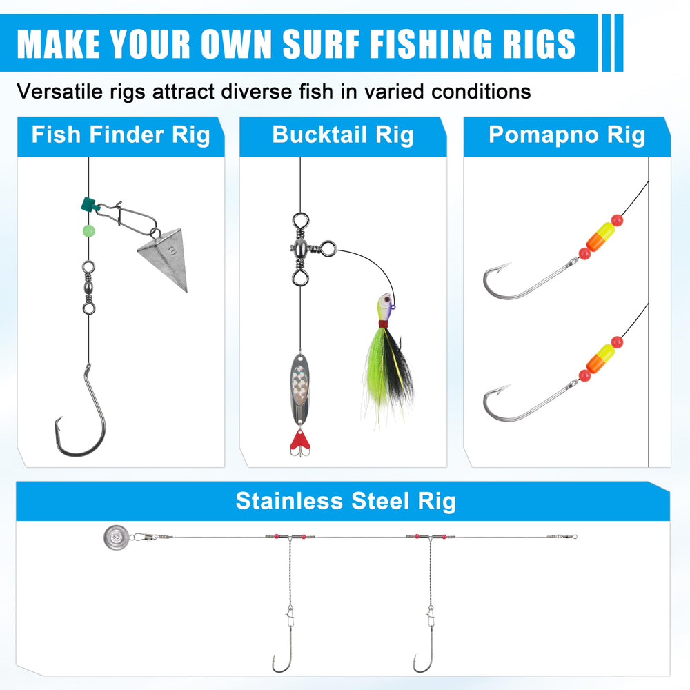 Pyramid sinkers (3) in the kit