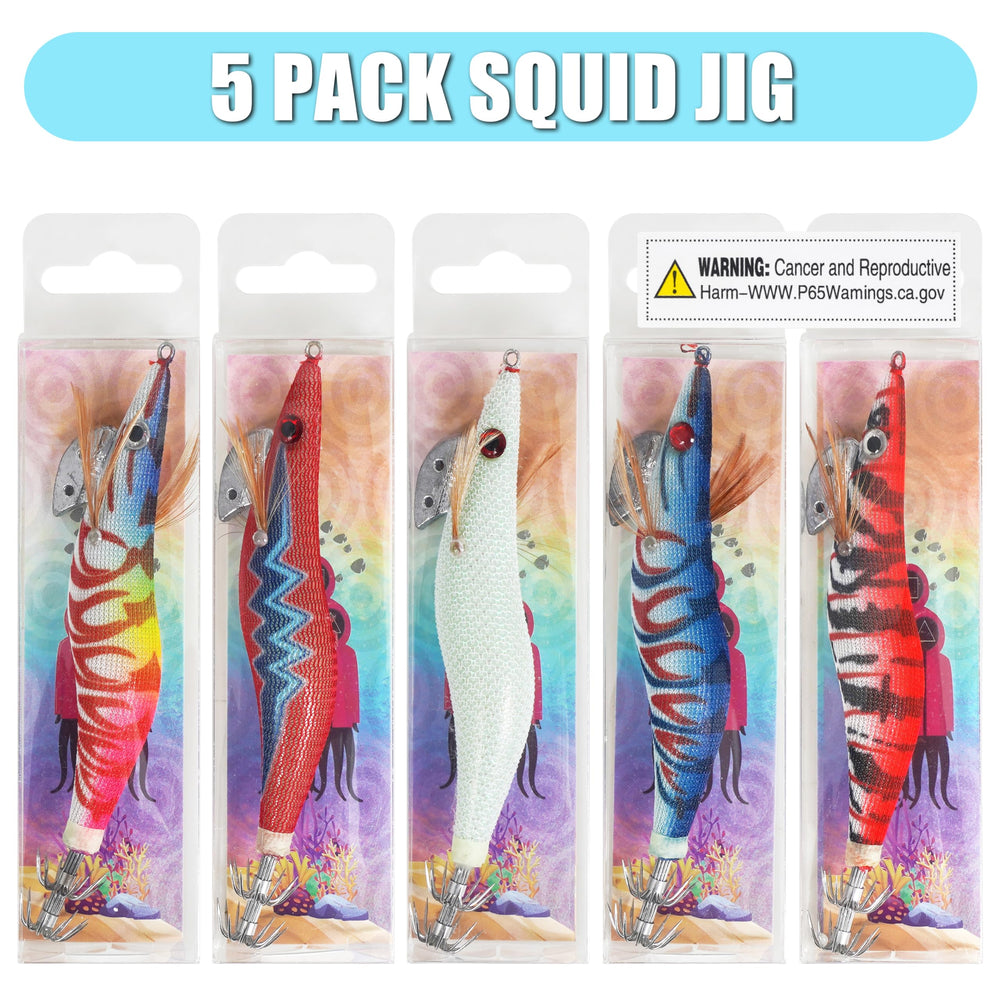 Luminous tail detail on squid jigs