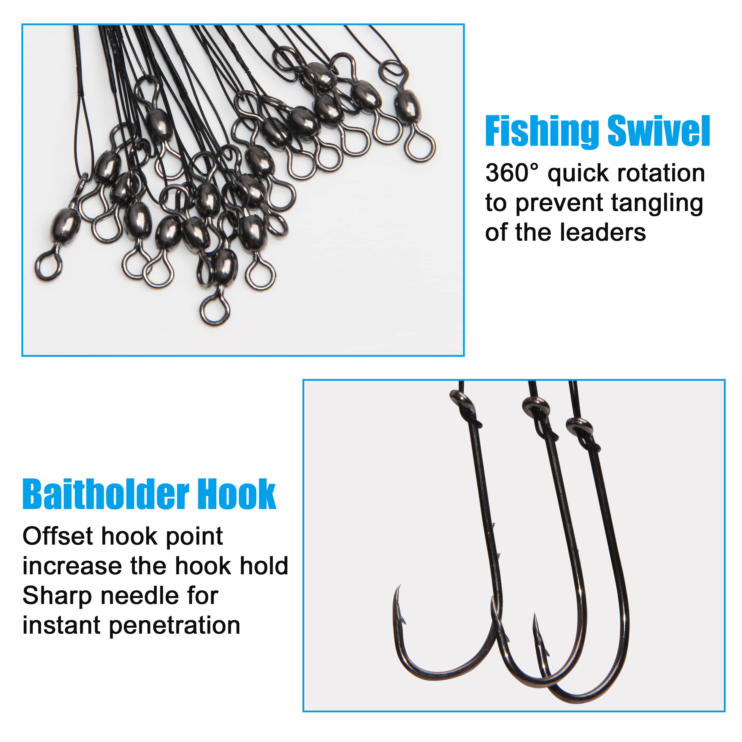Rigged fishing setup for saltwater and freshwater environments