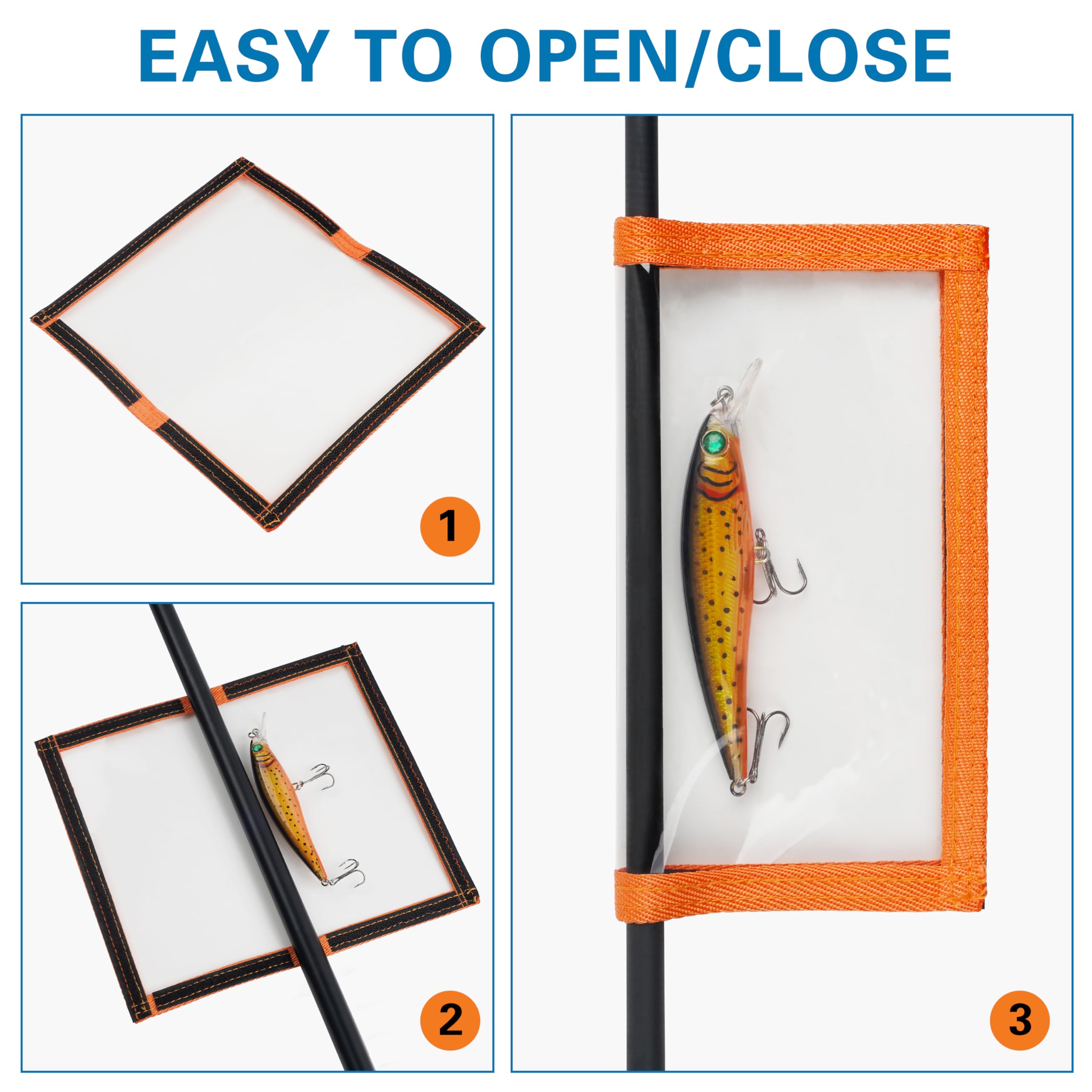 Waterproof and easy-to-clean lure wrap