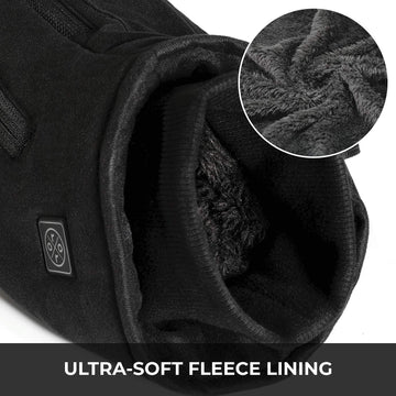 ORORO heated hand muff wind and water shell provides protection in harsh weather