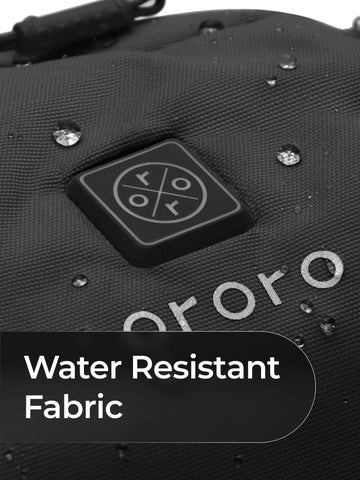 ORORO heated hand warmer muff cuff-closeup shows ribbed cuffs for heat retention.