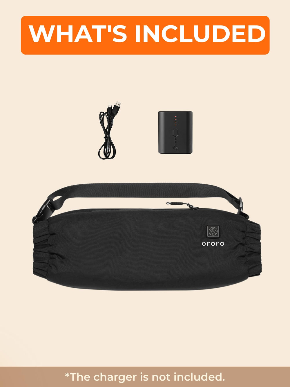 ORORO heated hand warmer muff usage-stadium suggests weather protection during outdoor events.