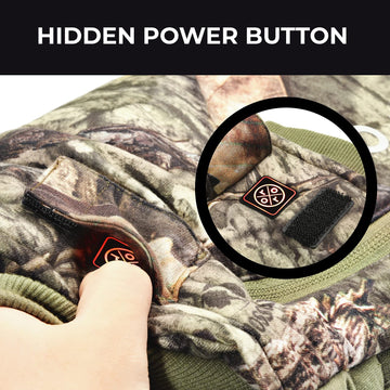 ORORO heated hand warmer pouch USB-C port for on-the-go charging