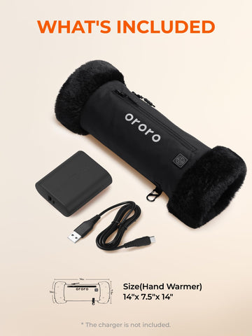 ORORO machine-washable hand warmer for easy cleaning and care