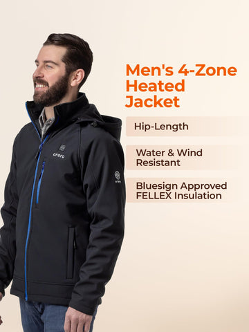 ORORO battery pack provides long-lasting warmth for outdoor activities.