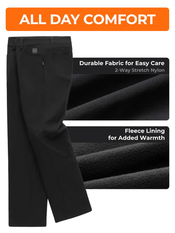 ORORO fleece-lining closeup reveals soft warmth on chilly days.
