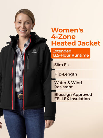 ORORO pocket heat zones keep hands warm while on errands.