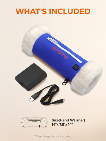 ORORO machine washable heated hand warmer for easy care.