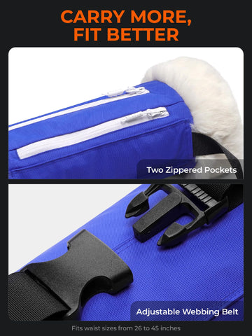 ORORO hand warmer with SlideLock clip and secure carry.