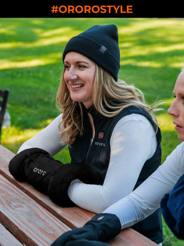 ORORO water-repellent shell protecting against light rain or snow