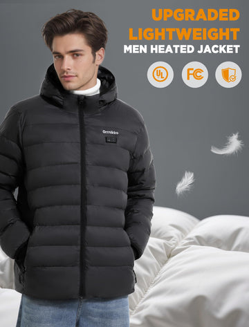 ORRNIKKO heated gloves extension demonstrates integrated finger warmth for cold days.