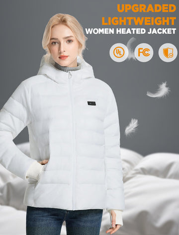 ORRNIKKO machine-washable heated jacket offers easy care after outdoor use.