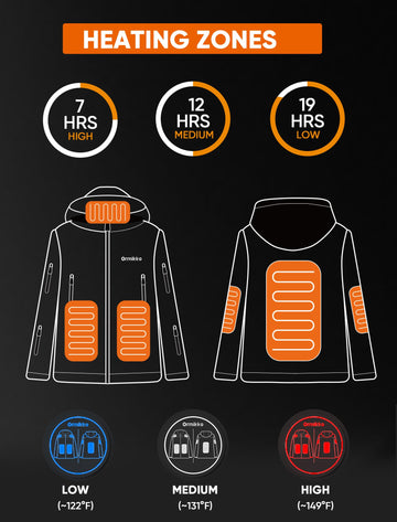 ORRNIKKO extended heated gloves keep fingers warm during winter travel