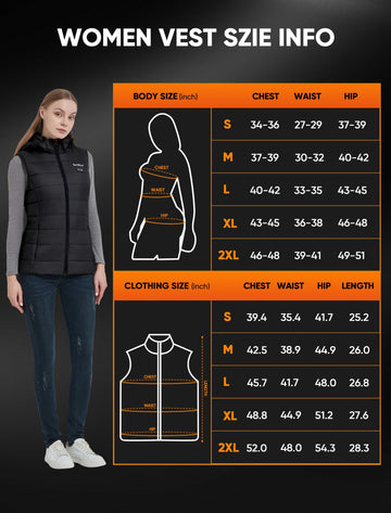ORRNIKKO heated vest kit includes hood and 16000mAh battery for versatile use.