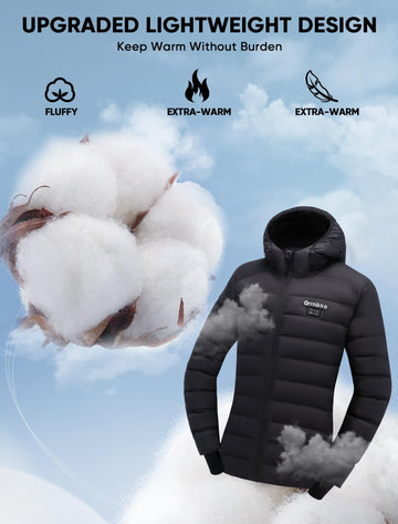 ORRNIKKO women's heated jacket machine-washable design makes care simple after outdoor adventures.