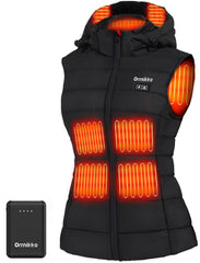 ORRNIKKO Women's Heated Vest front view for core warmth during outdoor work.
