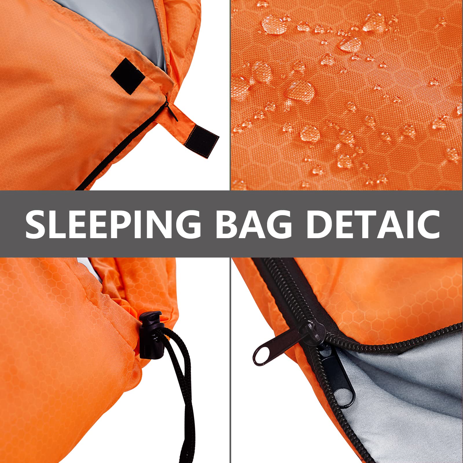 ORTHOMTEX sleeping bag double-bed combo demonstrates versatile shared sleeping setup.