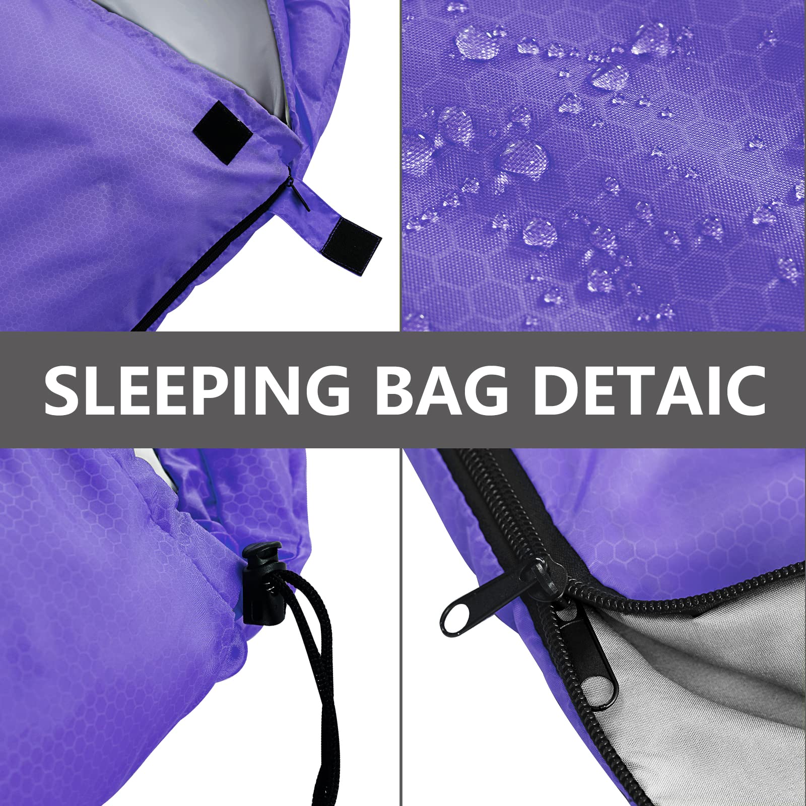 ORTHOMTEX sleeping bag waterproof-shell-clean helps keep exterior clean after rugged trips