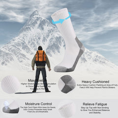 Ortis men's cotton cushion crew socks mesh-ventilation detail for breathable wear.