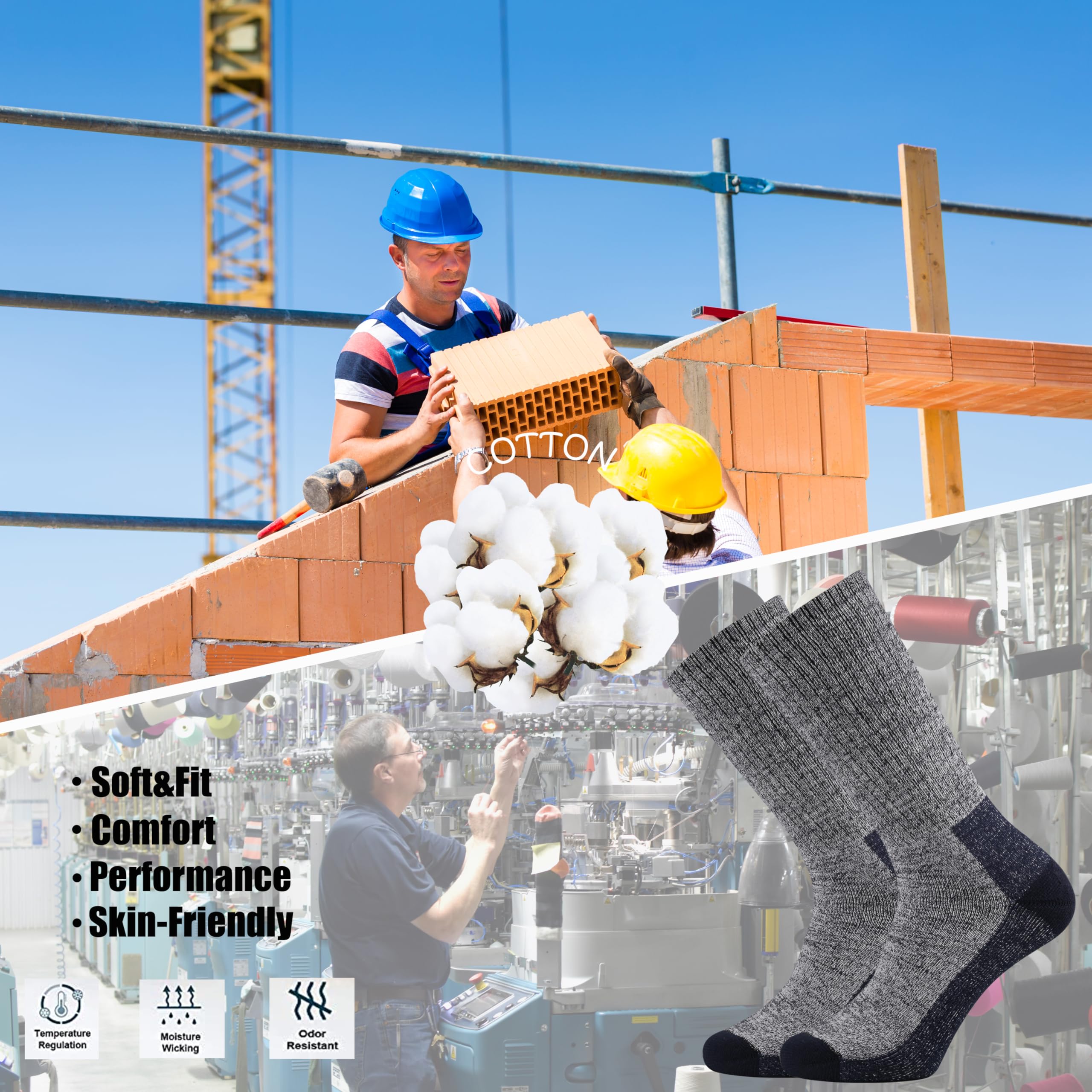 Ortis moisture-wicking close-up demonstrates dry, comfortable feet all shift