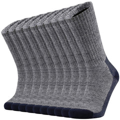 Ortis men's navy blue cushion crew socks pack shot for all-day comfort
